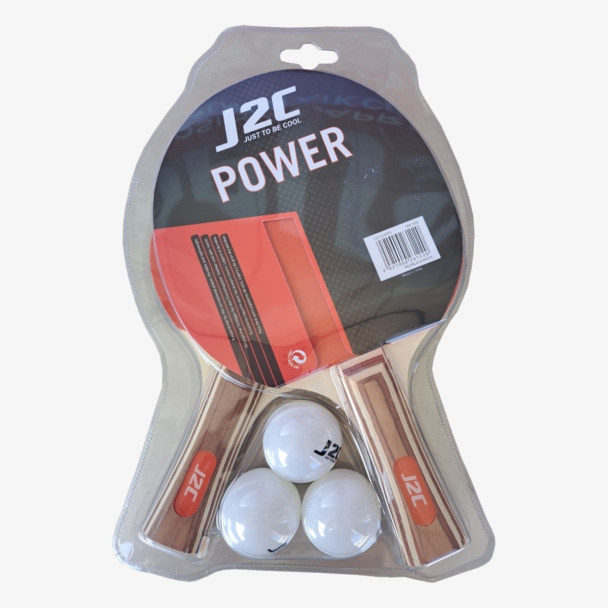 J2C Produkte TWO STAR RACKETS WITH BALL SET 