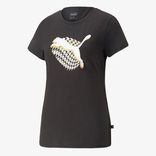 PUMA Bluzë GRAPHICS Houndstooth Tee 