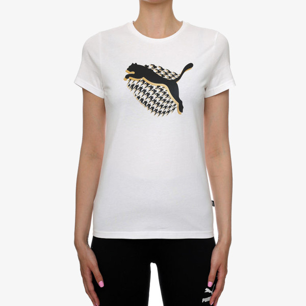 Puma Bluzë GRAPHICS Houndstooth Tee 