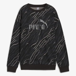Puma Bluza PUMA ESS+ ANIMAL AOP Crew FL 