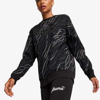 Puma Bluza PUMA ESS+ ANIMAL AOP Crew FL 