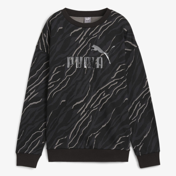 Puma Bluza PUMA ESS+ ANIMAL AOP Crew FL 