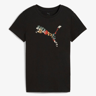 Puma Bluzë GRAPHICS Floral Cat Logo Tee 