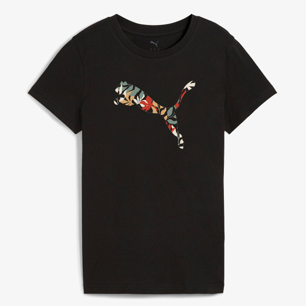 Puma Bluzë GRAPHICS Floral Cat Logo Tee 