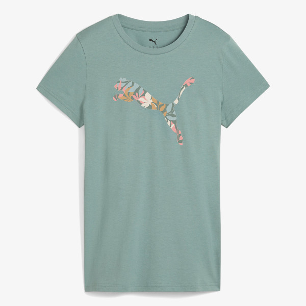 Puma Bluzë GRAPHICS Floral Cat Logo Tee 