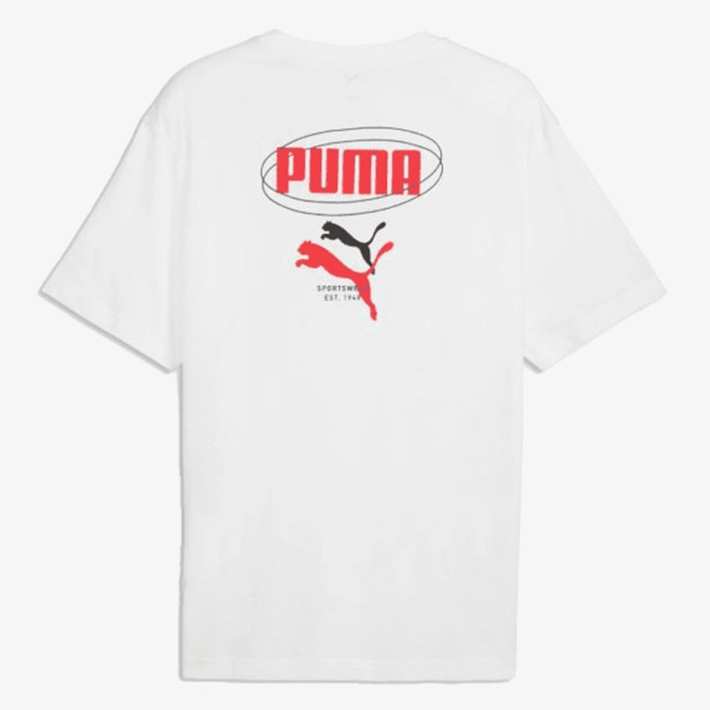 Puma PUMA GRAPHIC BACK TEE 