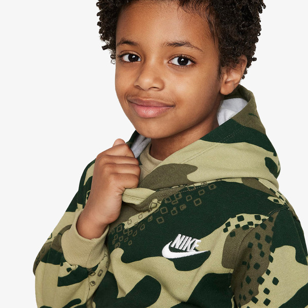 Nike Bluza NKB B NSW CLUB CAMO PO 