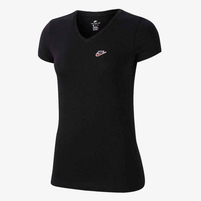 Nike Bluzë W NSW TEE VNECK LBR FS 