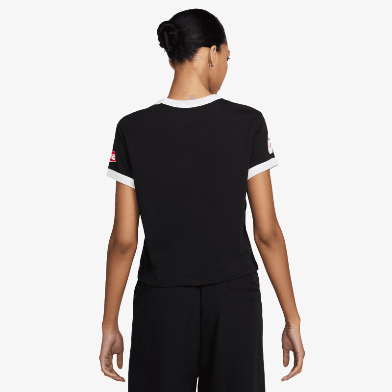 Nike Bluzë W NSW CLUB SS TEE MOTO RGR 