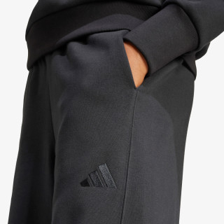 adidas All Szn Fleece Loose Wide-Leg Pants 