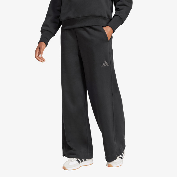 adidas All Szn Fleece Loose Wide-Leg Pants 