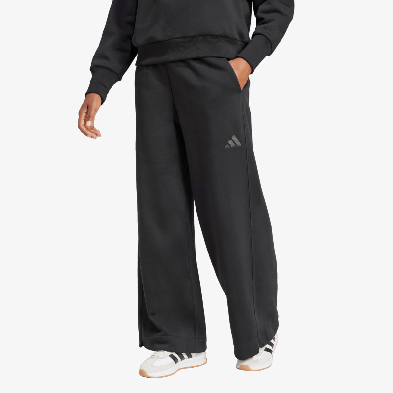 adidas All Szn Fleece Loose Wide-Leg Pants 