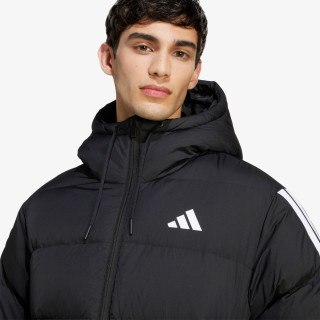 adidas Essentials Climawarm 3-Stripes Puffer Down Hooded Jacket 