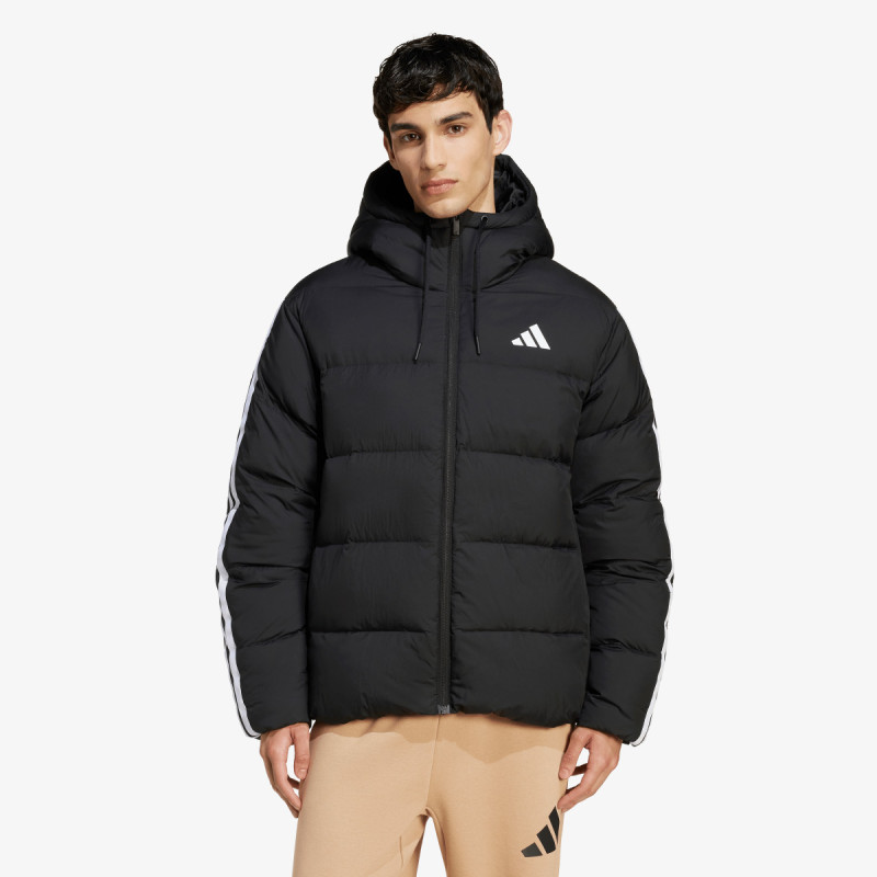 adidas Essentials Climawarm 3-Stripes Puffer Down Hooded Jacket 