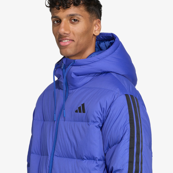 adidas Essentials Climawarm 3-Stripes Puffer Down Hooded Jacket 