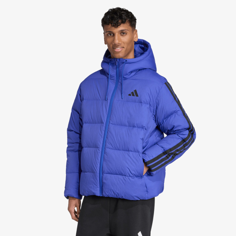 adidas Essentials Climawarm 3-Stripes Puffer Down Hooded Jacket 