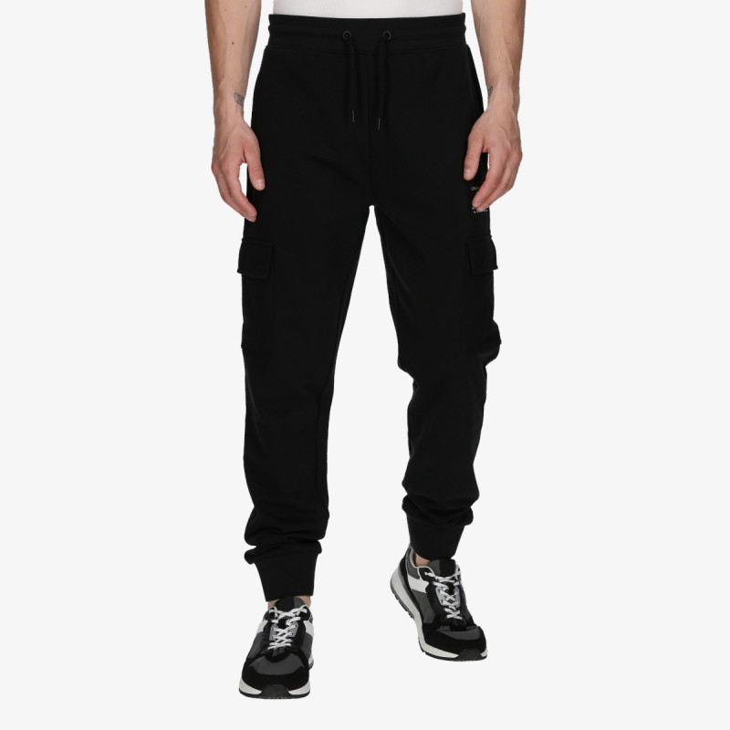 Lonsdale Produkte Black London Cuffed Pants 