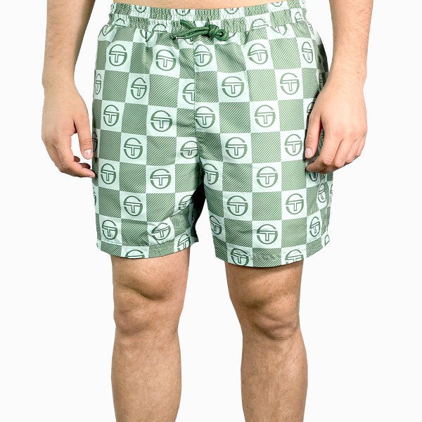Sergio Tacchini Pantallona të shkurtra CHECKERD SHORTS 